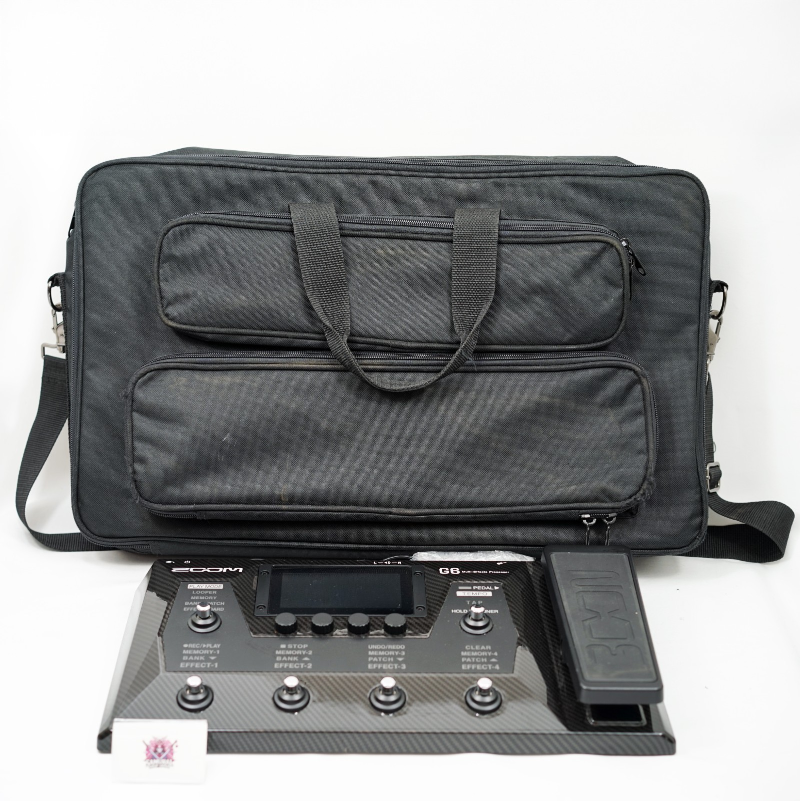 ZOOM G6 Guitar Multi-Effects Processor Pedal Amp Modeling w/ Case Unused Japan