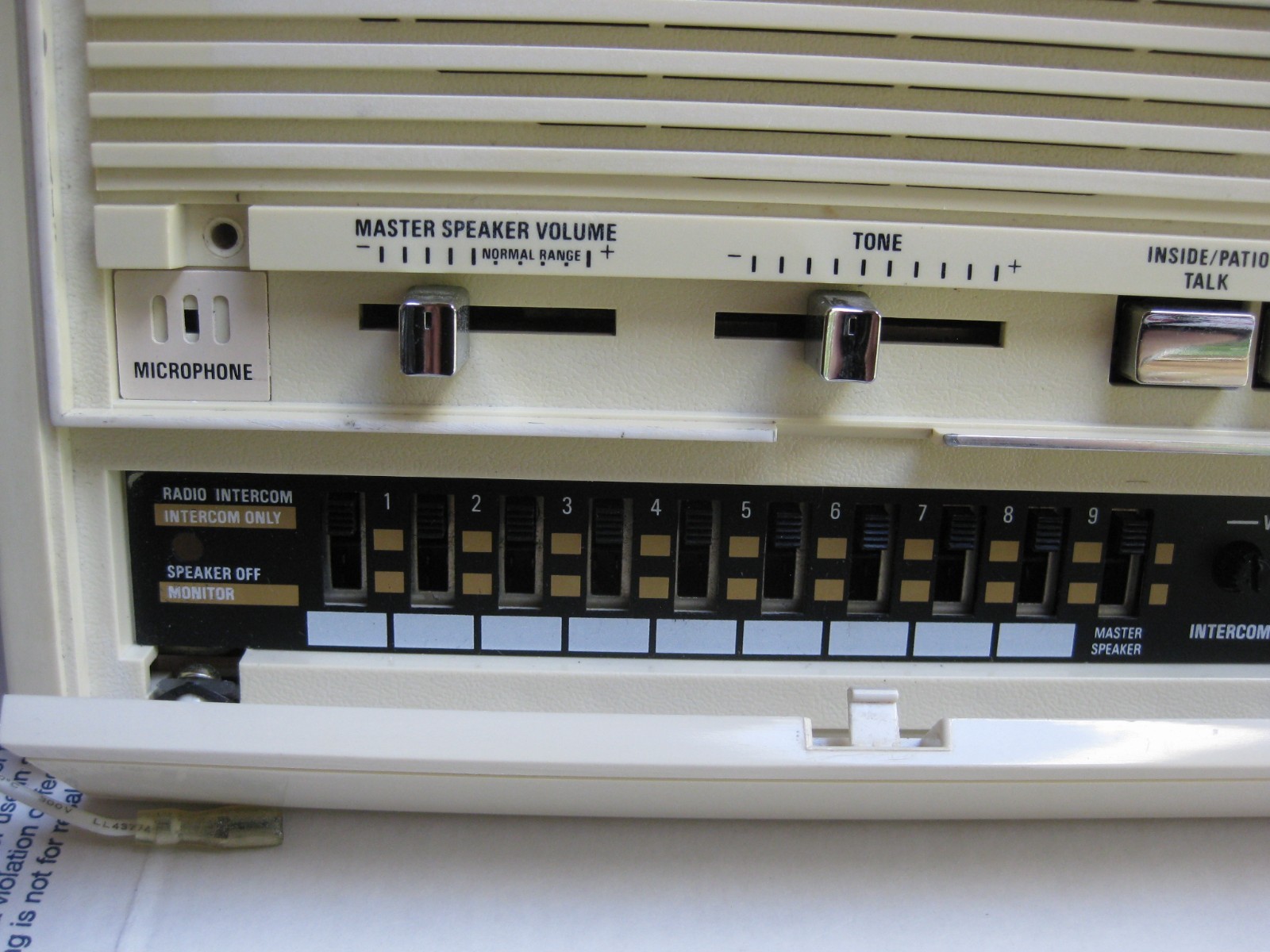 Nutone Intercom Master IMA 4006WH
