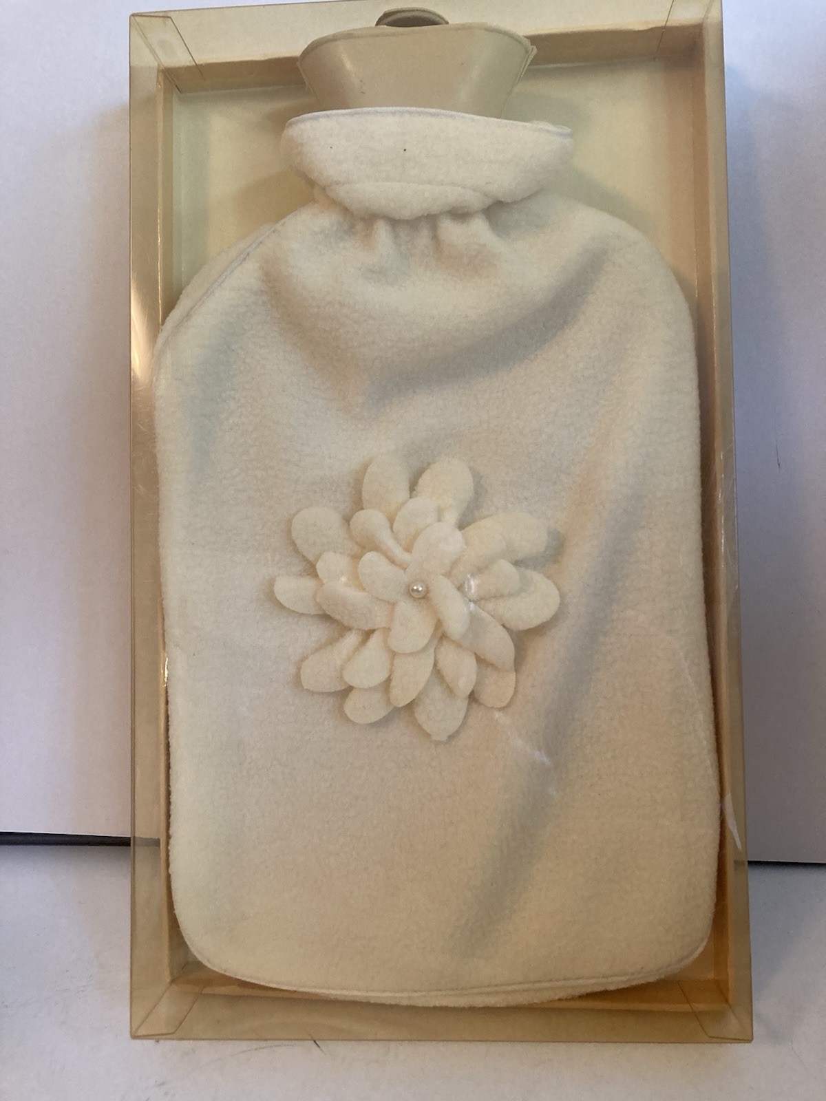 Vintage Rubber Hot And Cold Water Bottle With Cover Spa Muscle Therapy