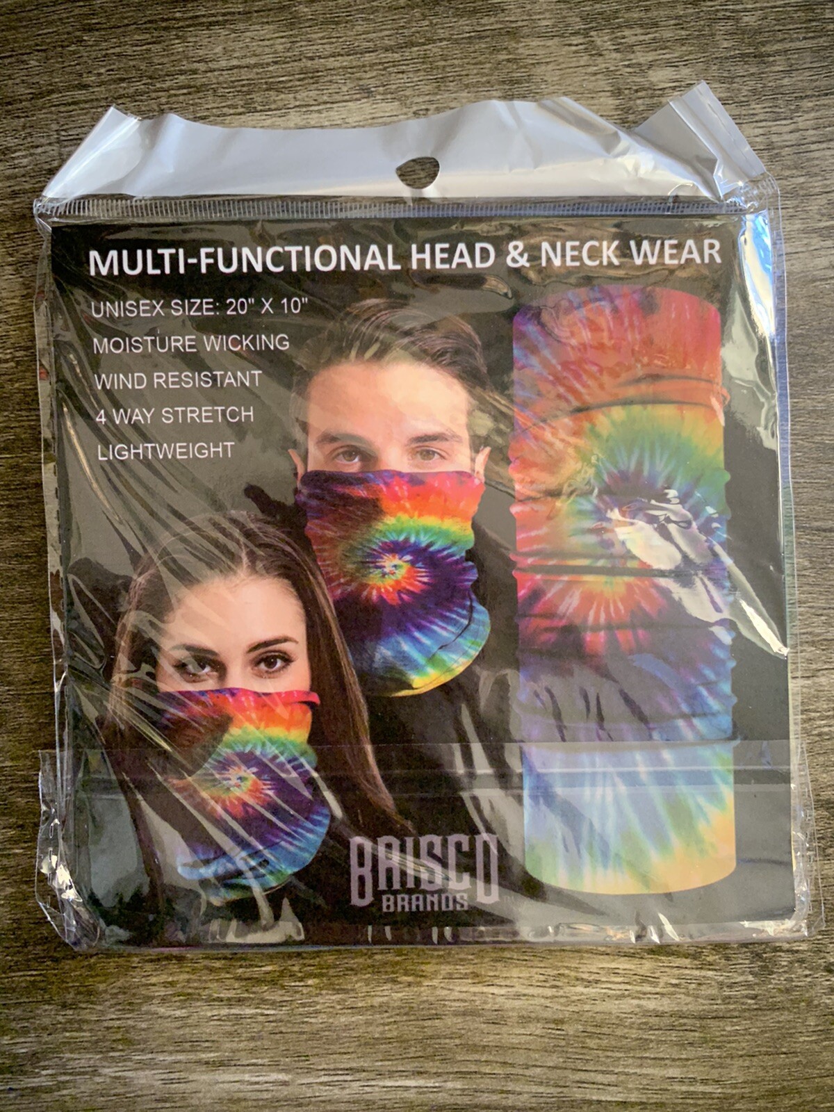 Brisco Brands Multi-Function Head & Neck Wear-Tye-Dye