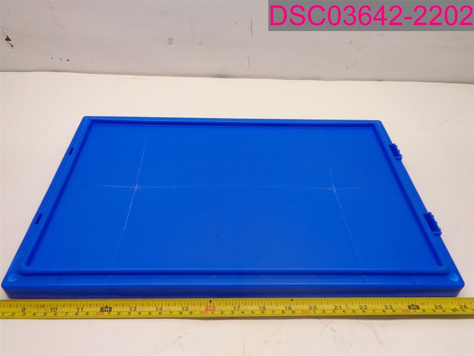 QTY=6; Akro-Mils 35181 Blue Nest/Stack Lid 11"x3/4"x18"