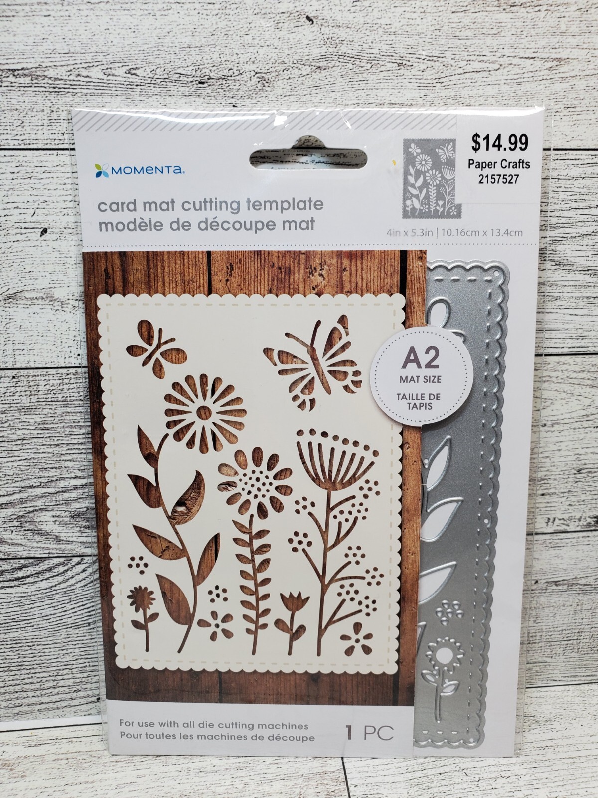 MO1 Momenta Floral Flowers A2 Background thin metal die New
