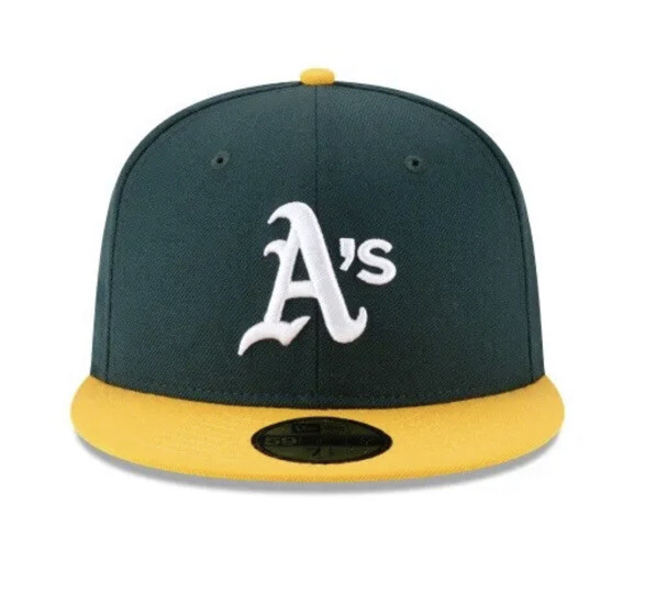New Era 59FIFTY Oakland Athletics 1989 Battle Of The Bay WS 60231434 Sz 7 1/8