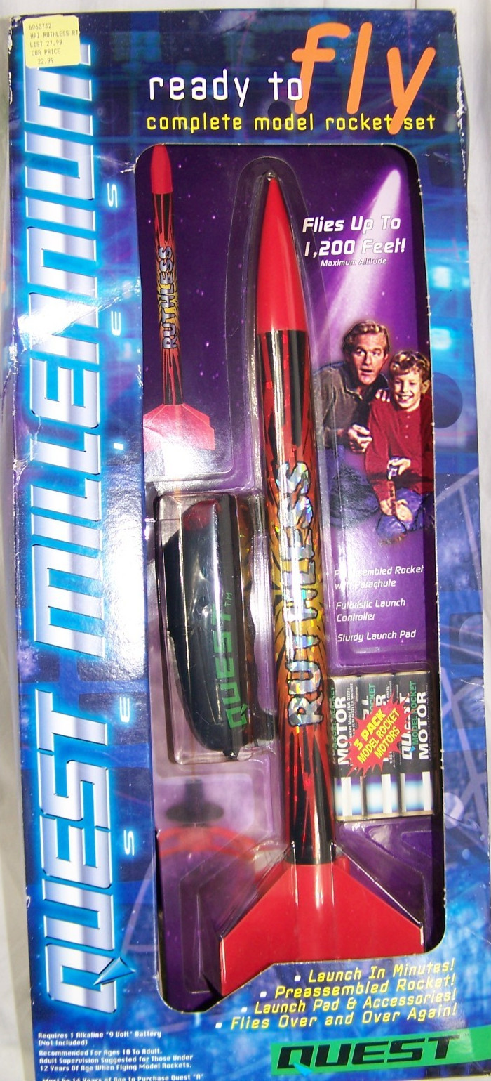 Quest Millenium S110 Model Rocket Kit Ready To Fly New in Box 🚀 🚀