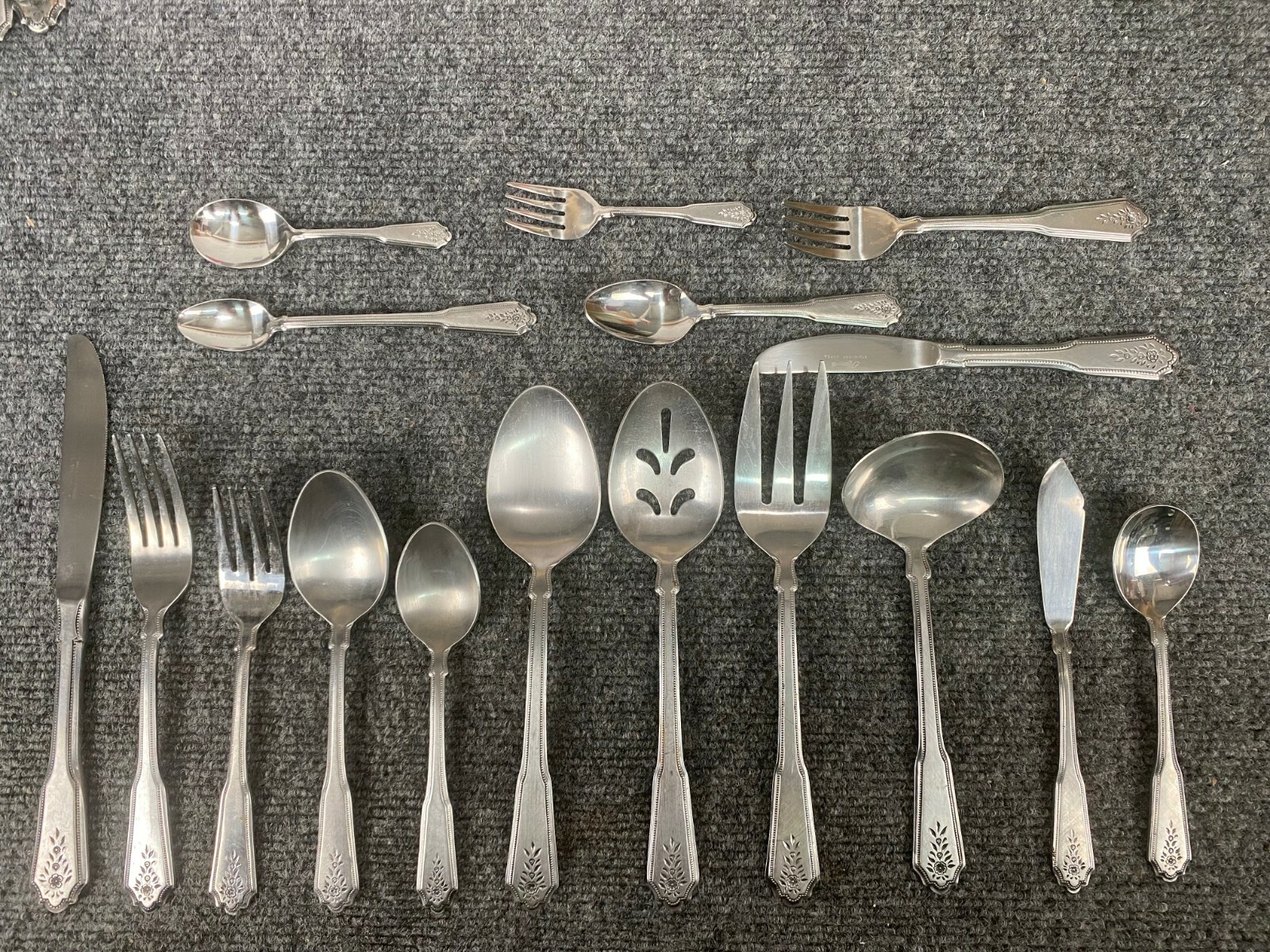 Rogers * NORCREST - BRENTWOOD Satin Stainless Flatware CHOICE - CHOOSE (45)