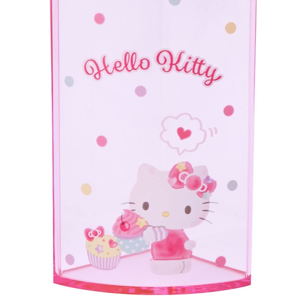 213110 Pink Plastic Hello Kitty Kitty Pen Stand 360 Degree Rotating Pen Stand...
