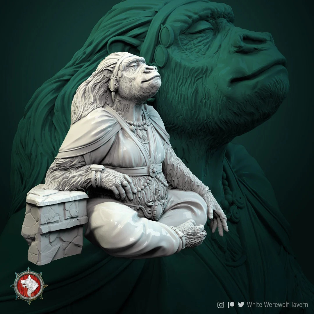 Gorilla Queen - Resin Tabletop Miniature