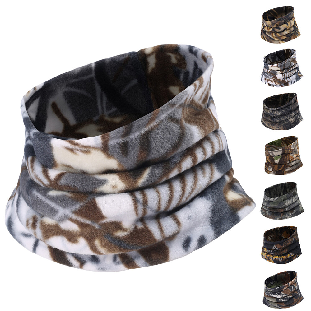 Winter Warmer Neck Gaiter Polar Fleece Half Face Masks Cover Scarf for Men Women