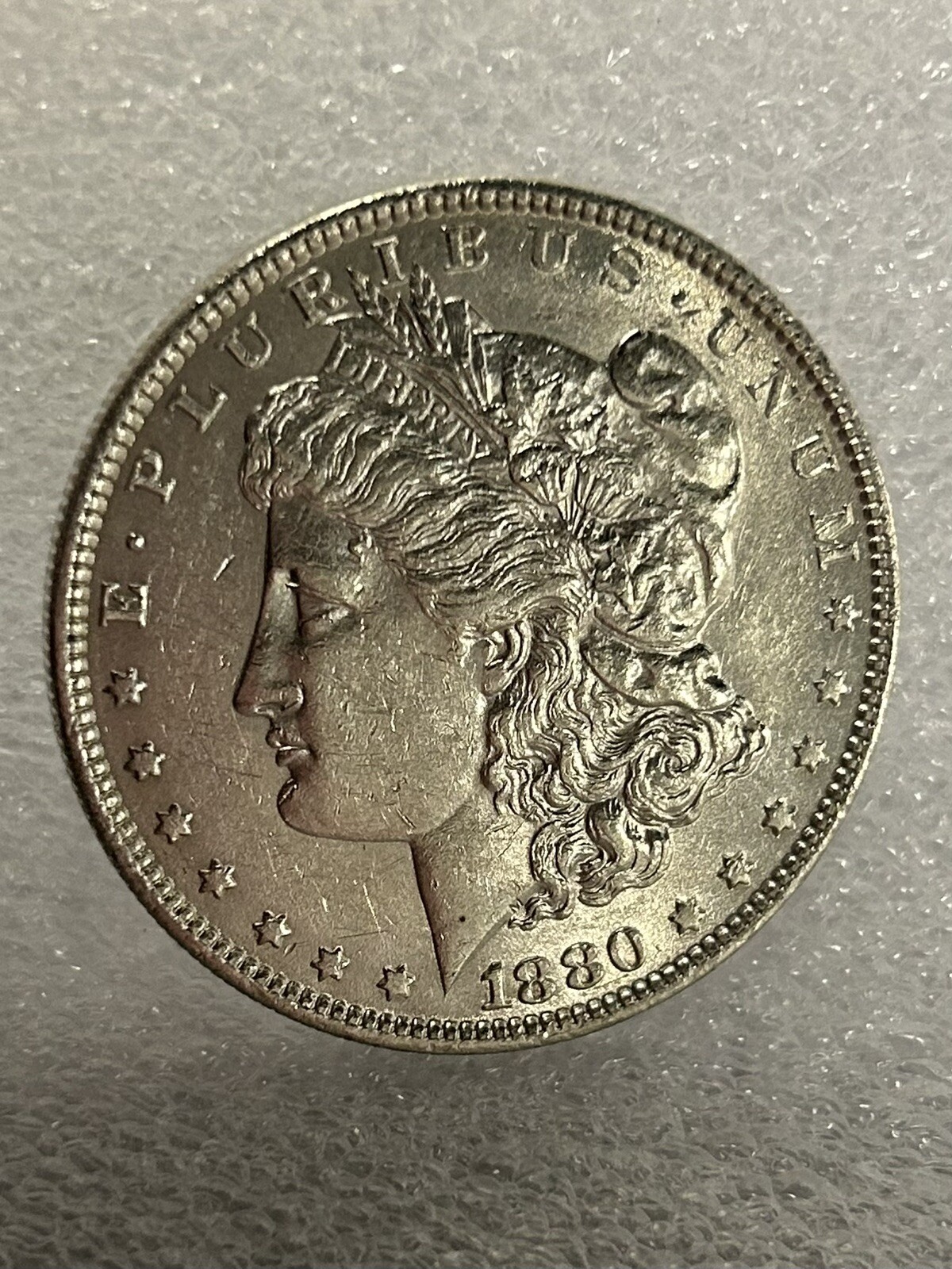 1880 O Morgan Silver Dollar Brilliant Uncirculated $1 BB-R35