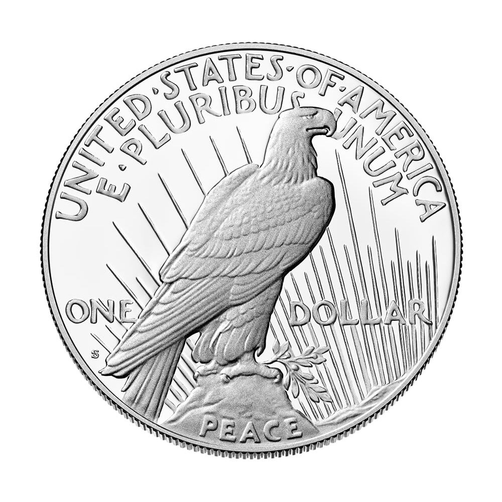 2024-S $1 Proof Peace Silver Dollar Box, OGP & COA