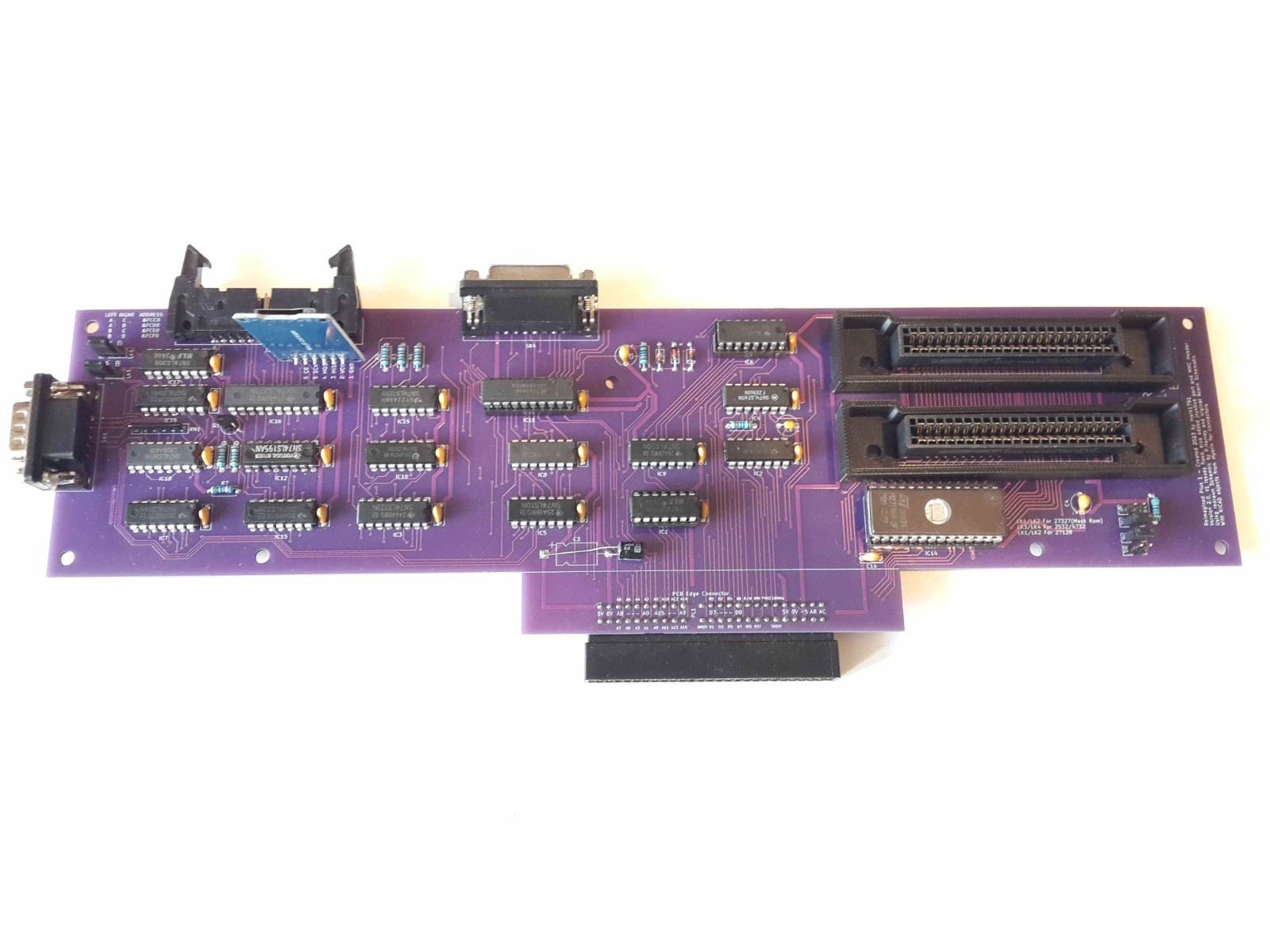 Acorn Electron Plus1 Plus Purple Edition - Board only - Joystick+SD Card