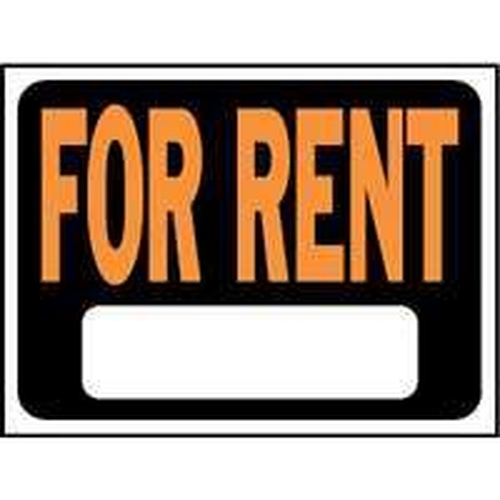NEW LOT 10 HY-KO 3005 FOR RENT SIGNS PLASTIC 9X12