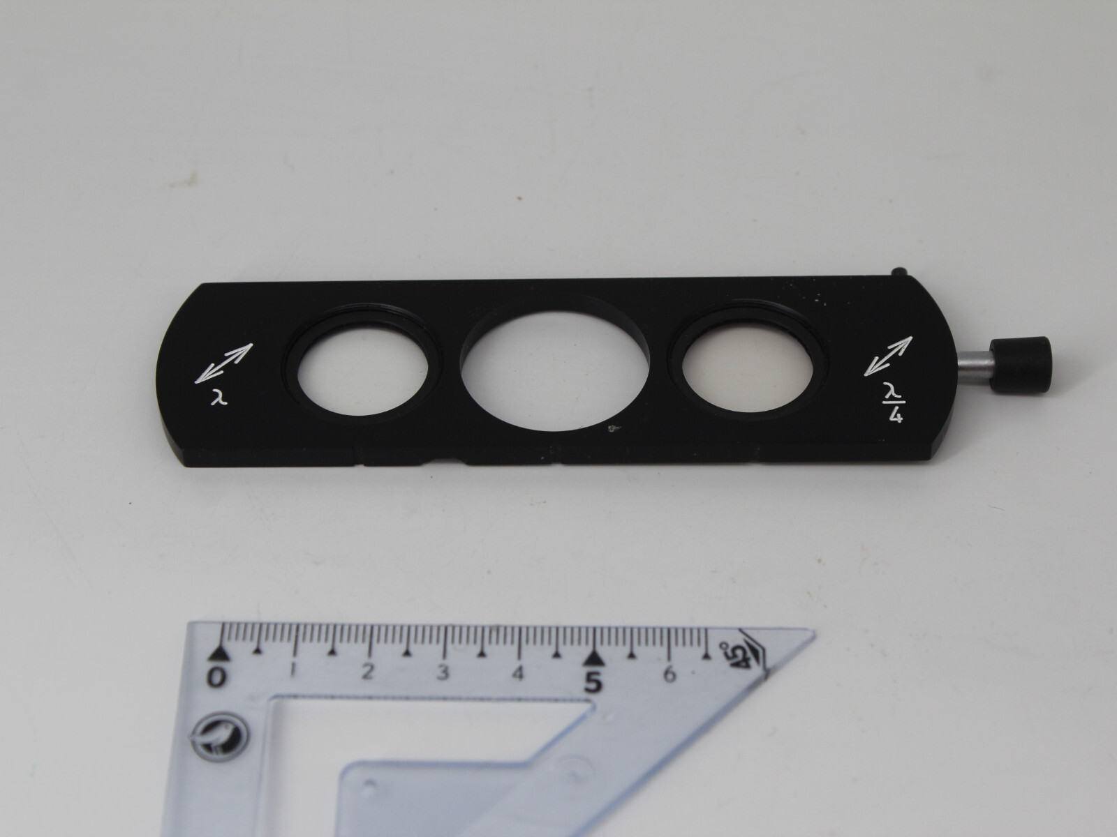 Microscope Slider Polarising Lambda Large   #NK13