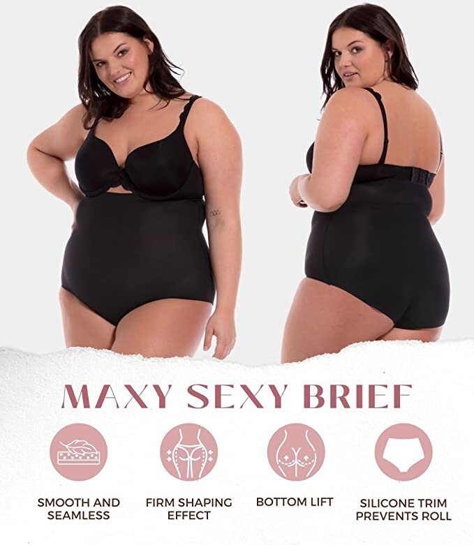 Magic Bodyfashion Women's Maxi. Brief. Black. Small