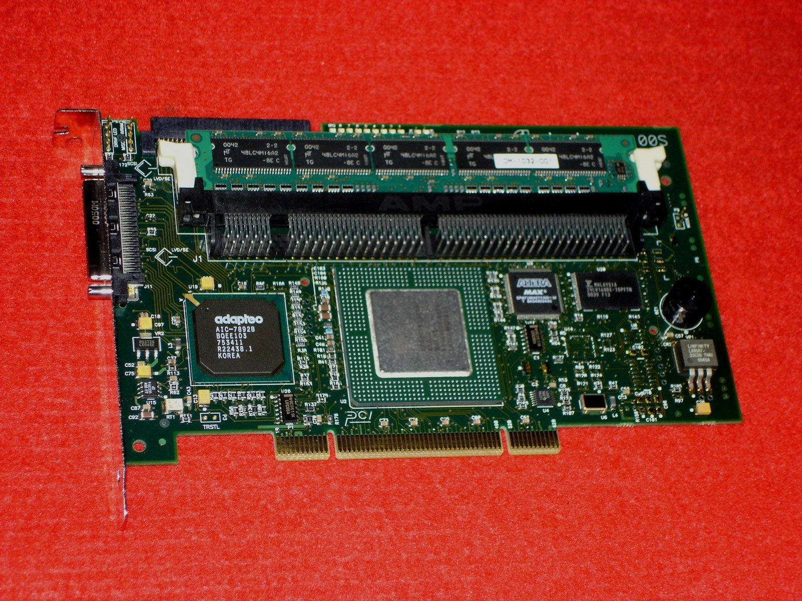 Excellent! Adaptec Controller Card ASR-2100S PCI-SCSI Adapter 32MB I2O Ultra160 PCI3.0