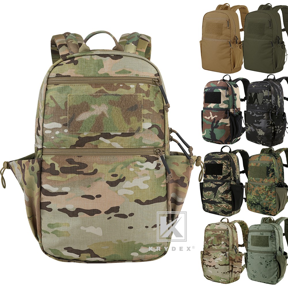 KRYDEX 14L Tactical Daypack Outdoor EDC Backpack Travel Lightweight Waterproo