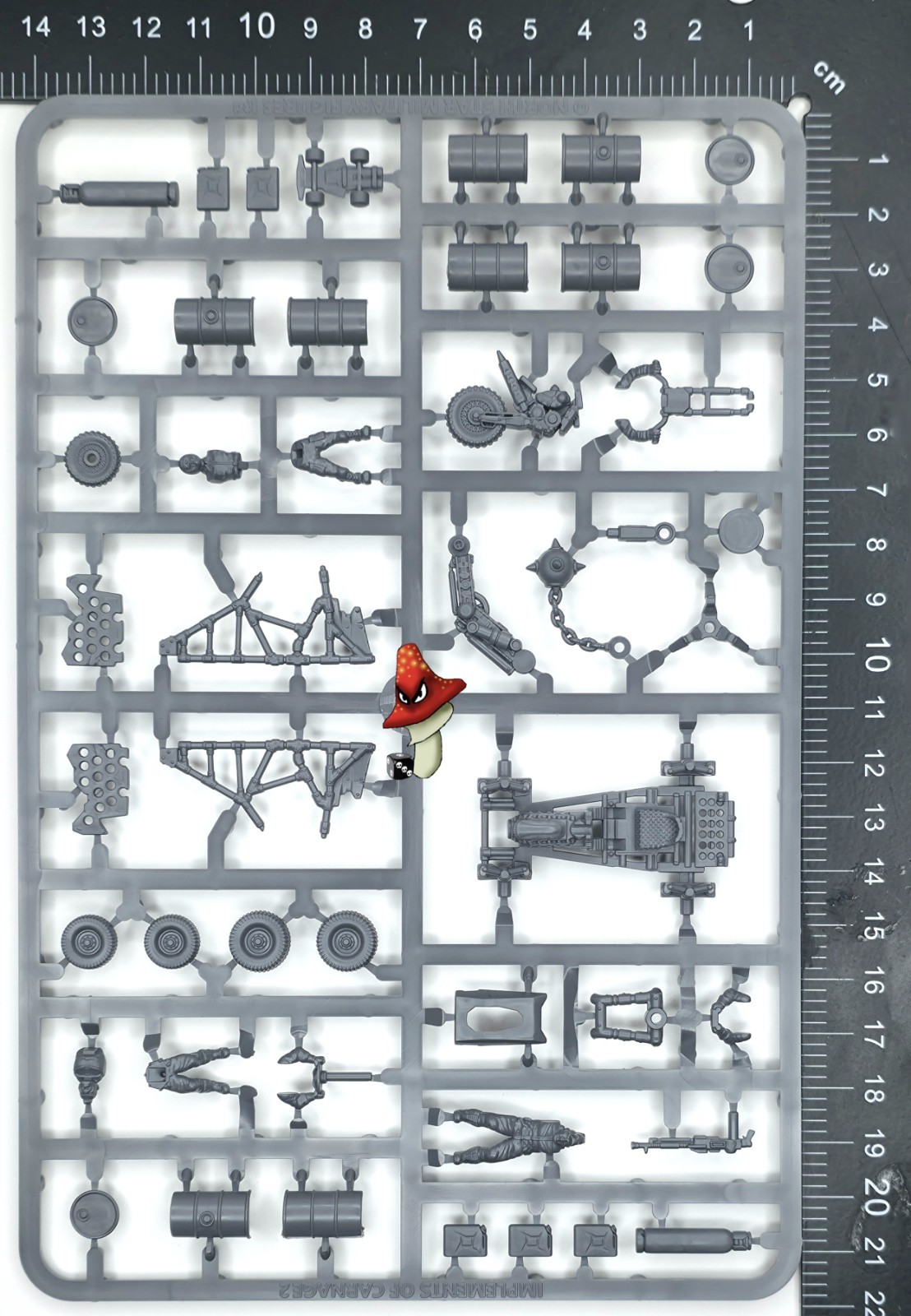 Gaslands Implements of Carnage 2 ( 1 x plastic sprue unboxe ) conversion parts