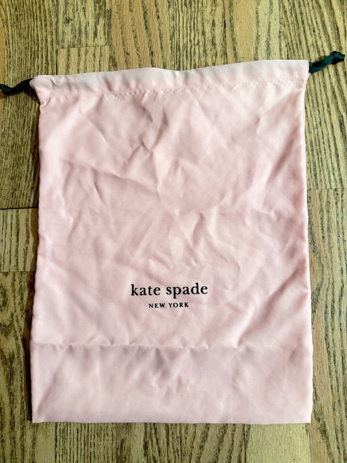 New Kate Spade  Drawstring Dust bag size 14" x 11" Pink