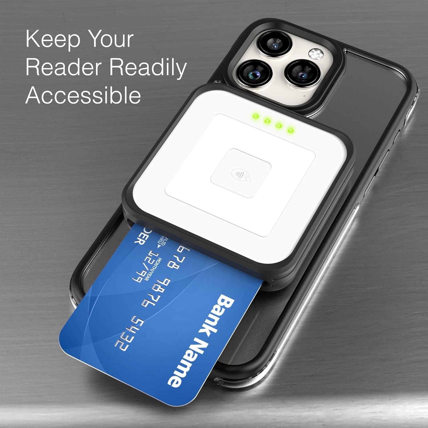 Magnetic Case for Square Contactless and Chip Reader 2nd Gen MagSafe Compatible