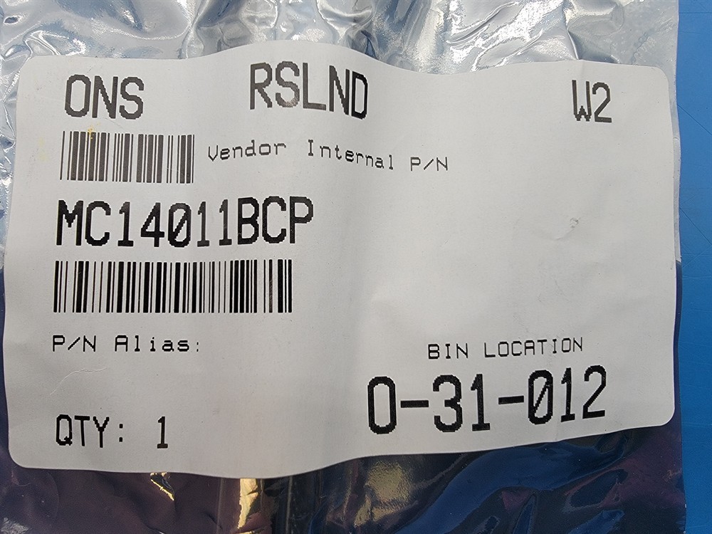 New (3pcs) MC14011BCP ONSEMI IC Logic