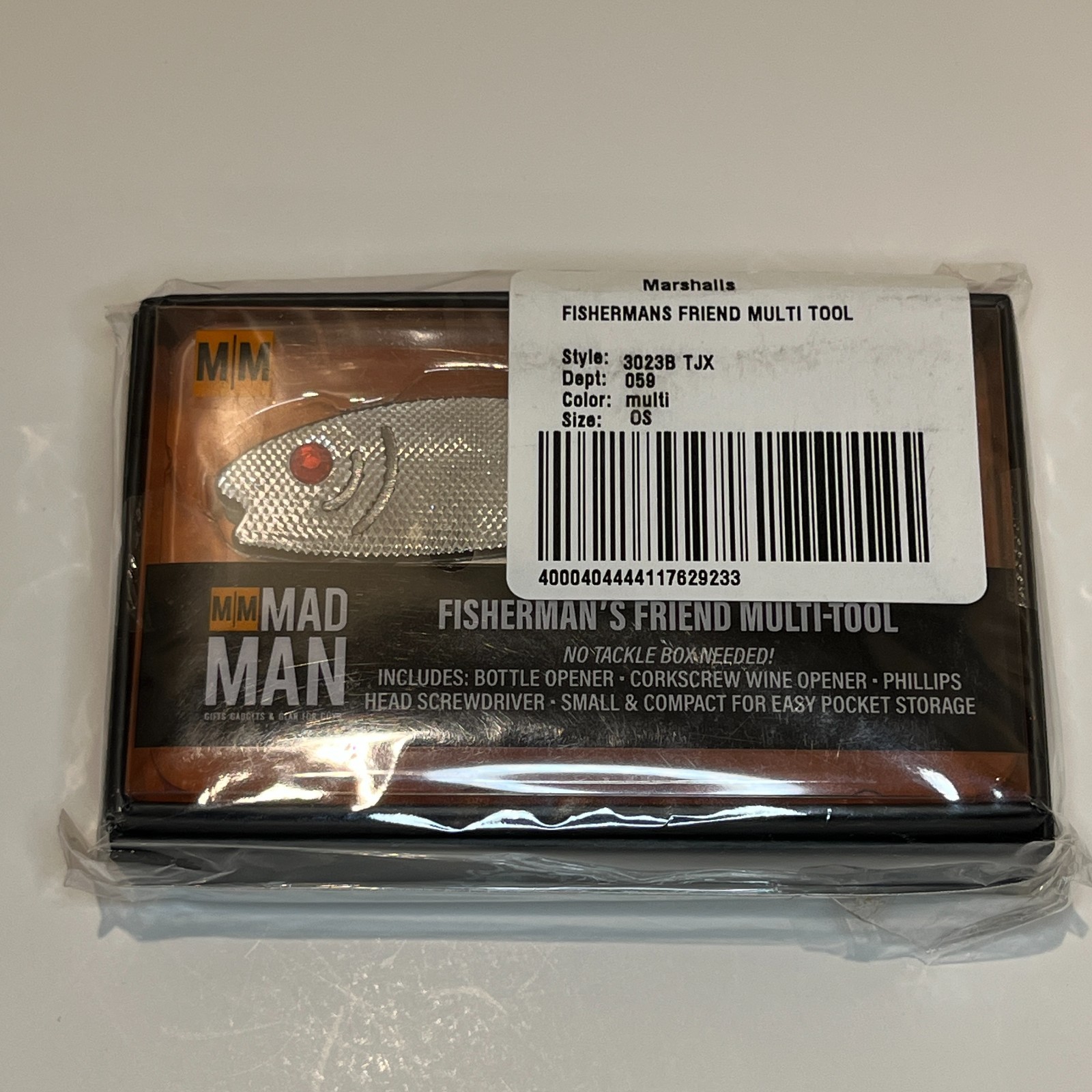 MAD MEN Fisherman's Friend Multi-Function Pocket Tool (NEW Sealed)