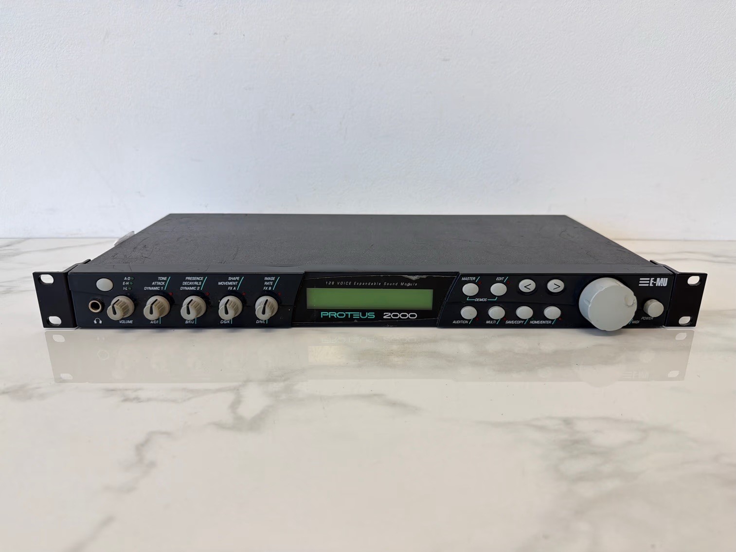 E-MU Systems Proteus 2000 128-Voice Expandable Sound Module Rack