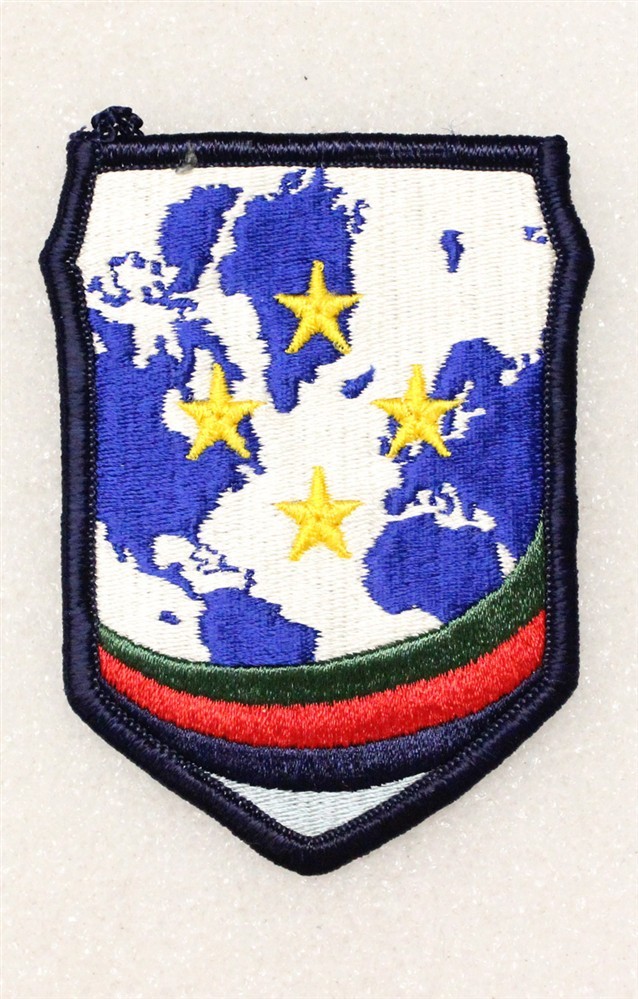 Army Patch 4641 - Atlantic Command - merrowed edge