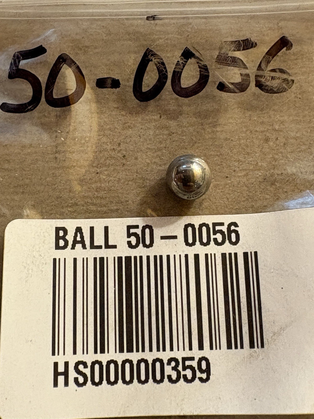 GENUINE OEM NOS Mi-T-M 50-0056 BALL 316SS CHEMICAL INJECTION [9004E]