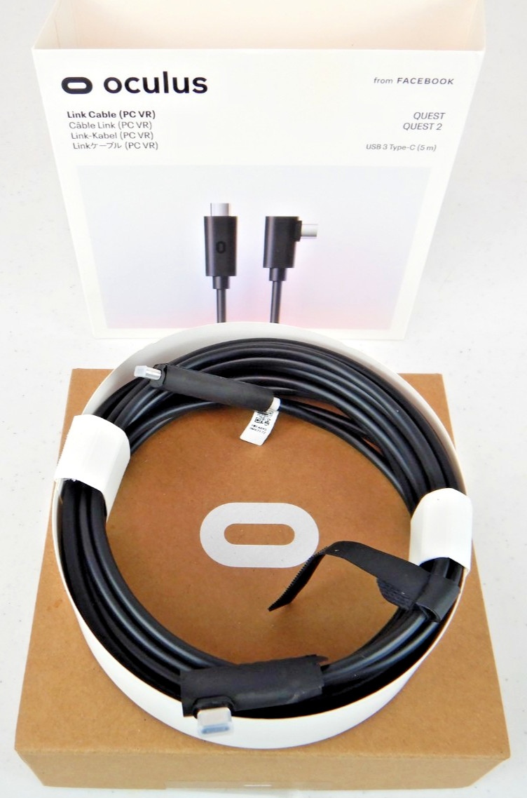 Meta Quest Link Cable - Virtual Reality Headset Cable for Quest - 16FT (5M)