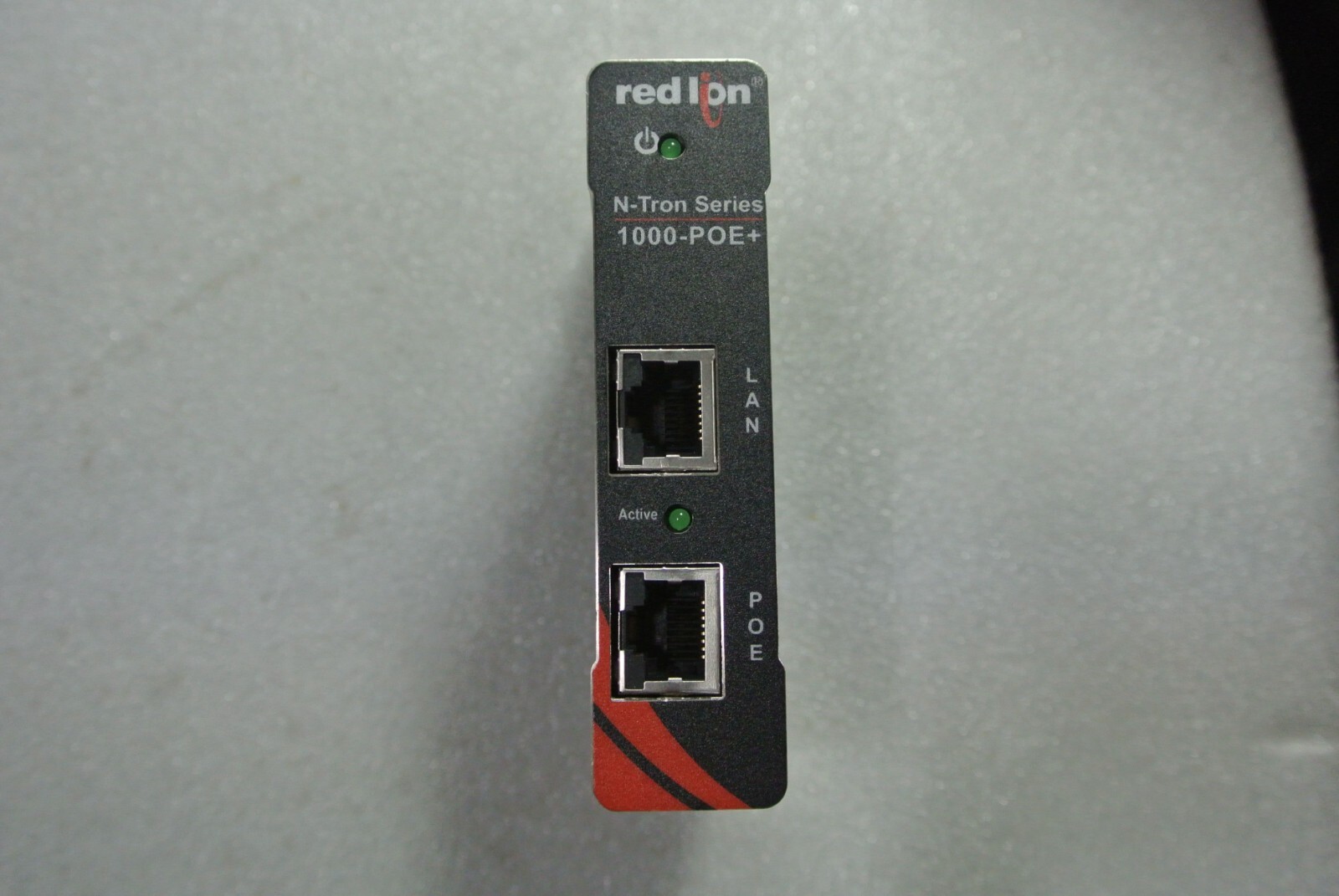 RED LION 1000-POE+ UNMANAGED INDUSTRIAL SINGLE PORT GIGABIT MIDSPAN INJECTOR