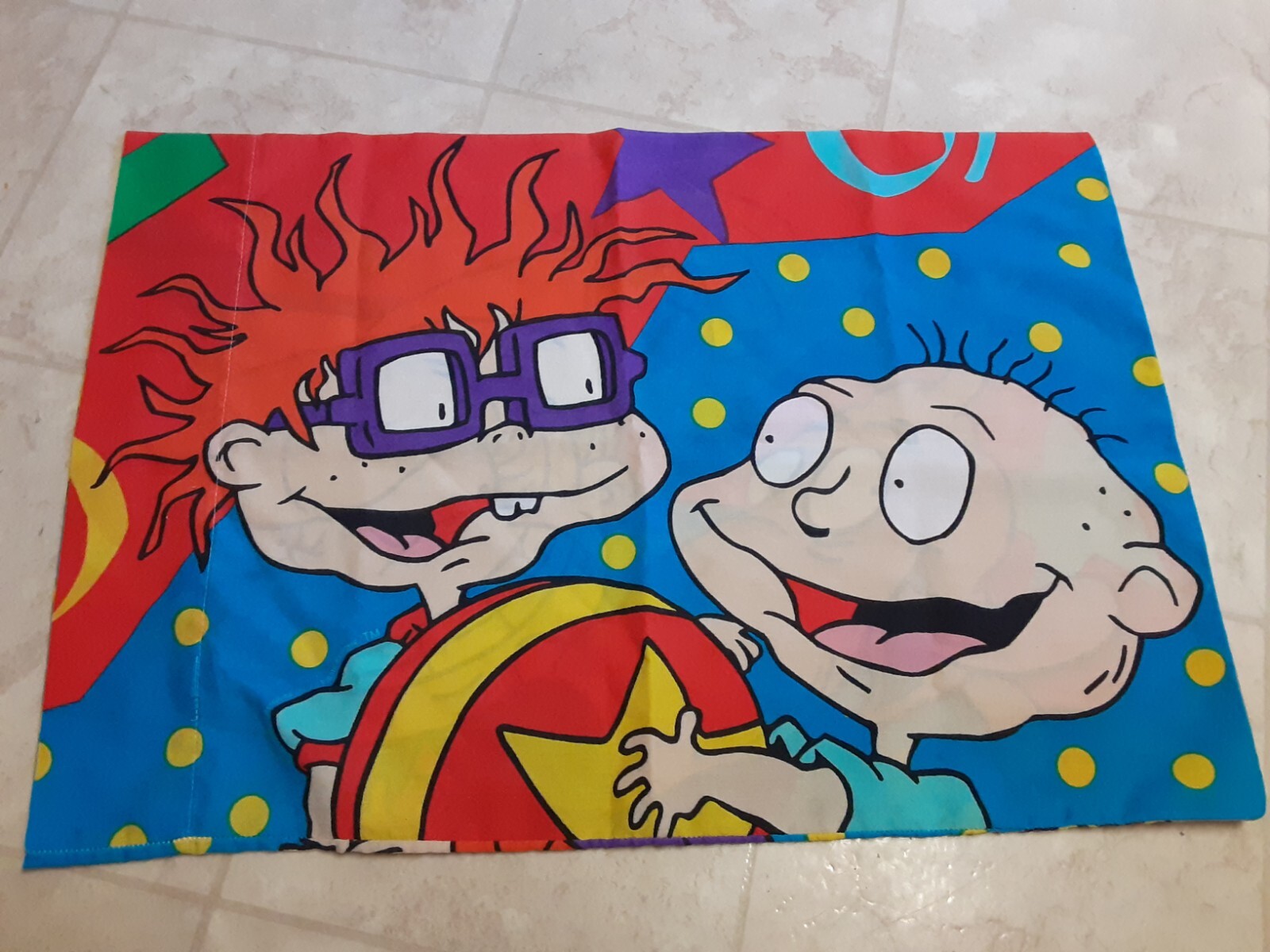 Vintage 1990s Rugrats Pillow case.