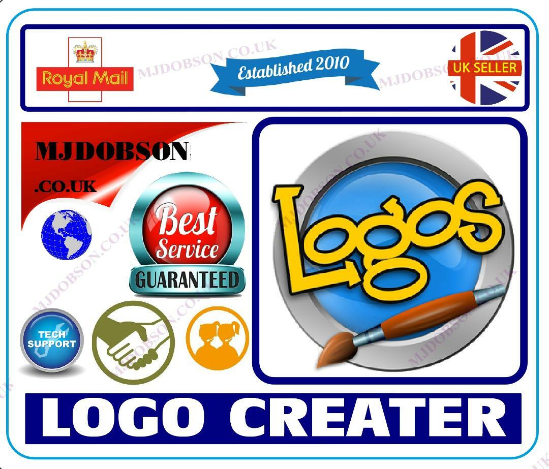 Logo Maker CREATOR DESIGN SOFTWARE - Full Version USB Worldwide Postage
