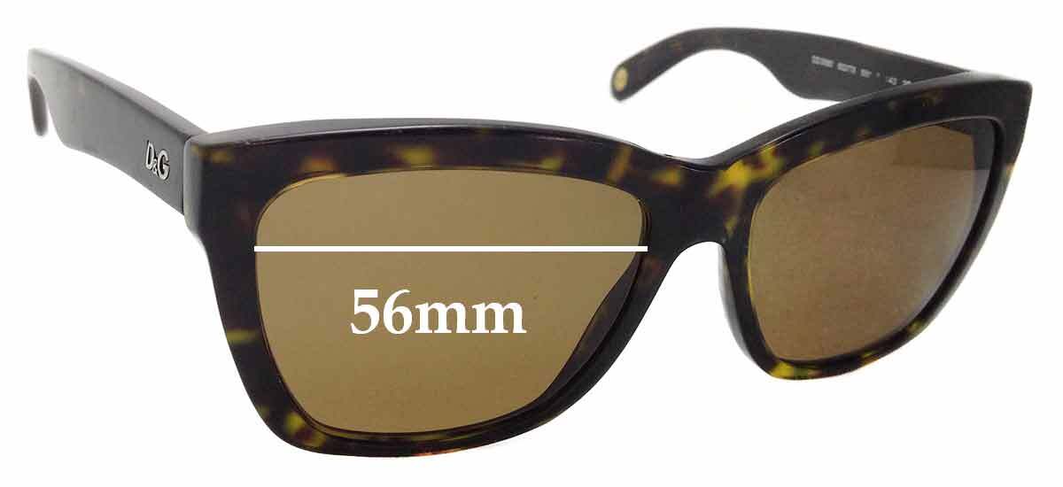 SFx Replacement Sunglass Lenses Fits Dolce & Gabbana Dg3080 - 56mm Wide