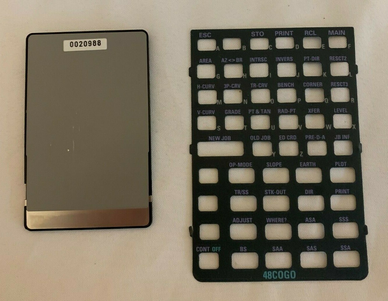 TDS COGO CARD FOR HP 48GX CALCULATOR