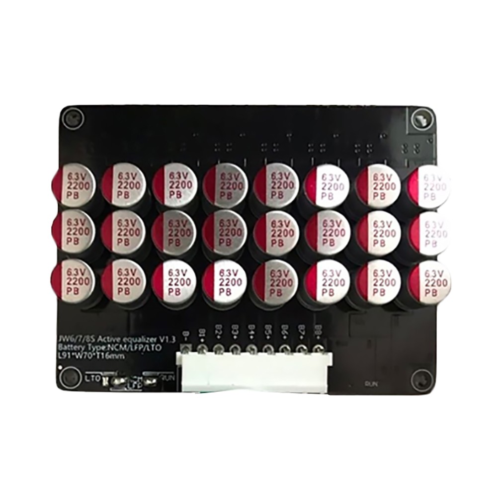 8S Capacitive Active-Balancer Equaliser Board Li-ion NCM/LEP/LTO Battery Type