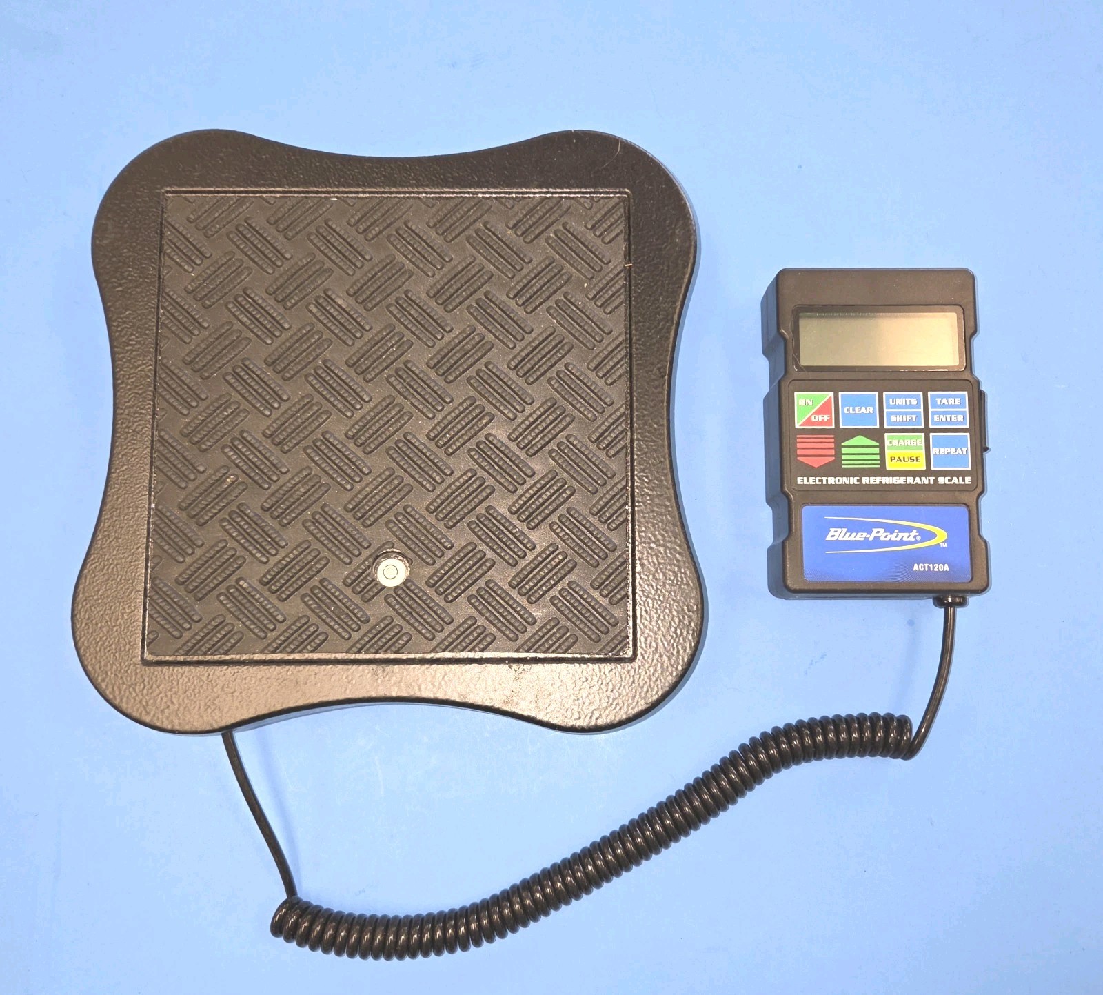 BLUE POINT REFRIGERANT SCALE ACT120A WITH CASE / VERY GOOD CONDITION!