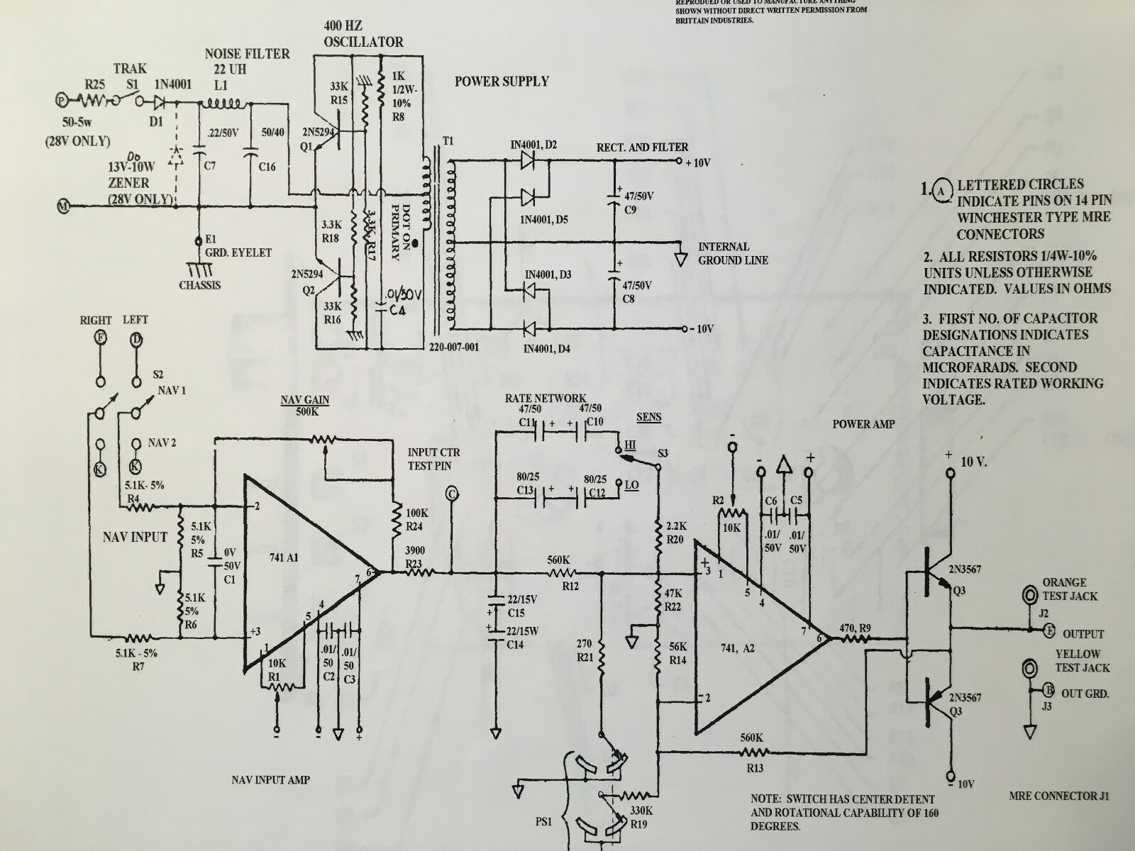 Brittain Accutrak B-11 Maintenance Manual