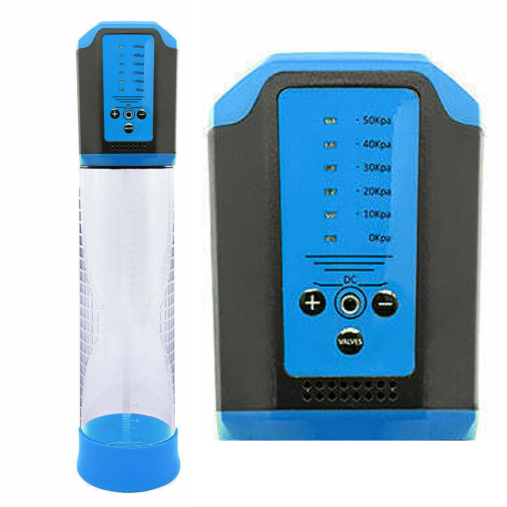 8 Inch 6 Level Rechargeable Automatic Indicator Penis Pump for ED with 1 Sleeve