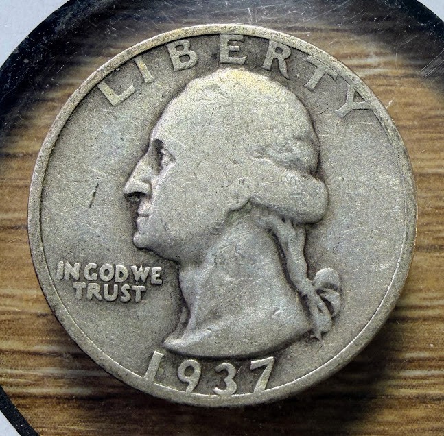 1937-S Washington Quarter - Actual Coin Shown - Free Shipping & Tracking INV#391