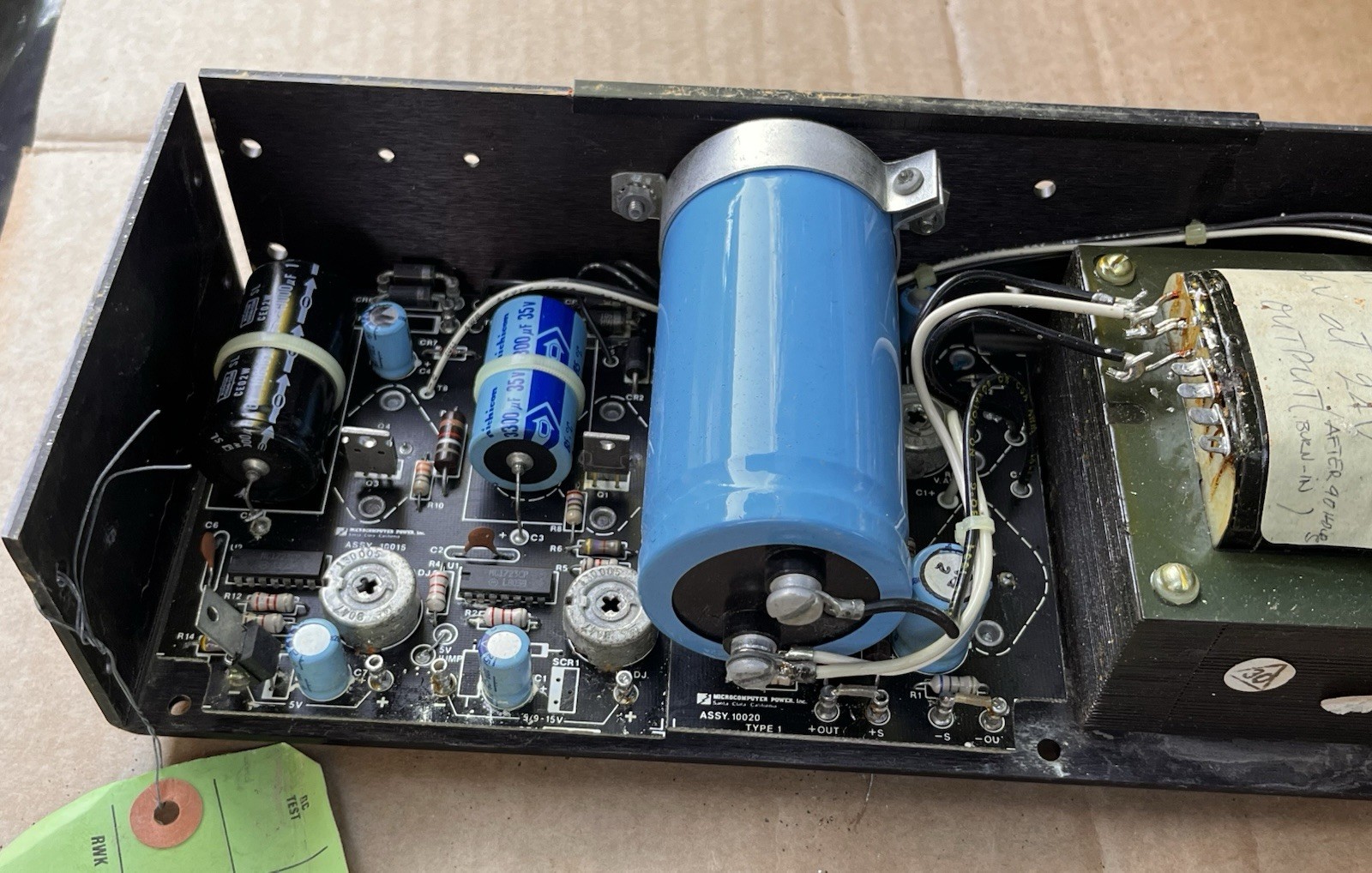 Microcomputer PowerDisk Drive Series Model FTCC524 Linear Power Supply Untested