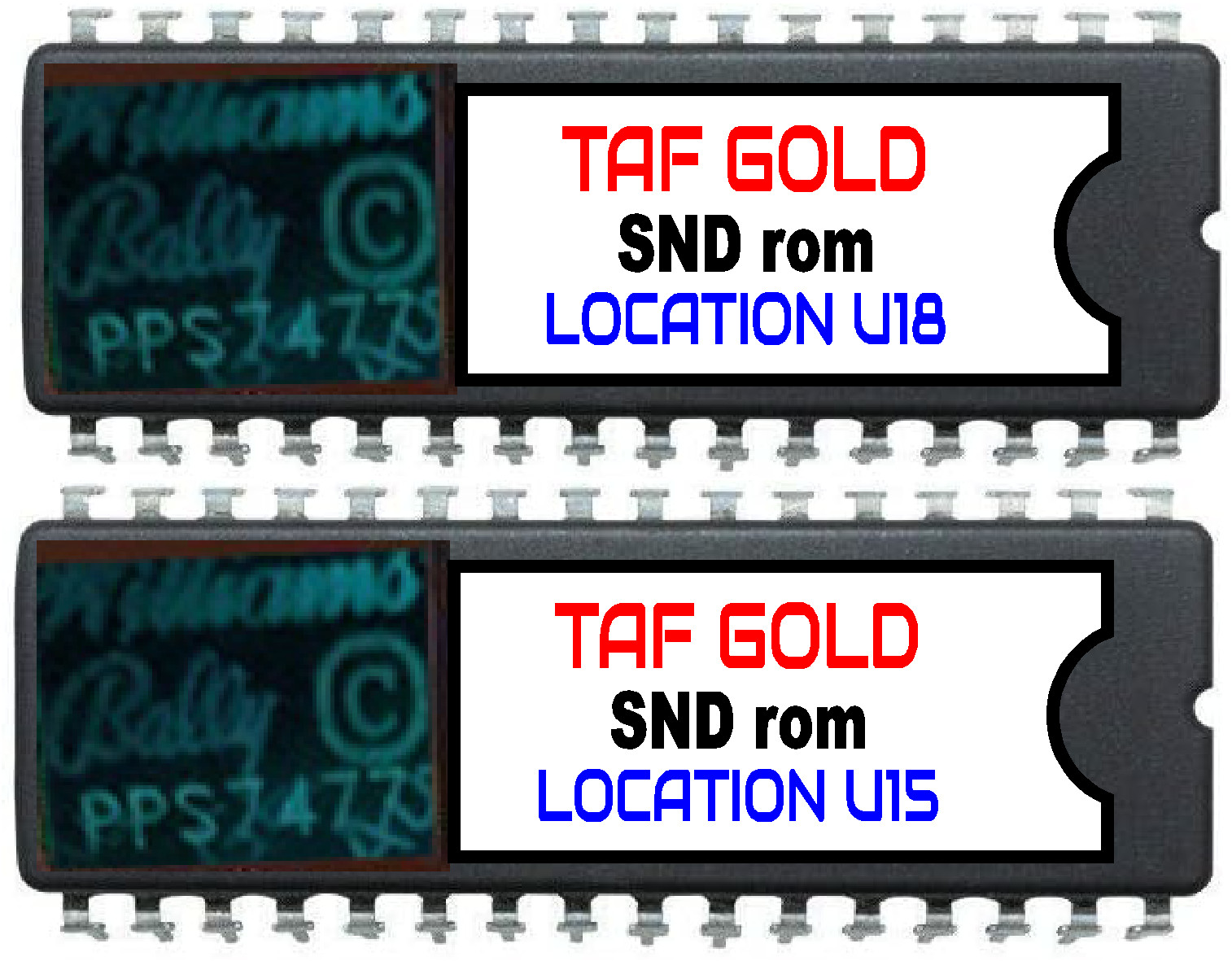 The Addams Family Gold Pinball Machine CPU Rom LX-3 [U6] SOUND ROMS