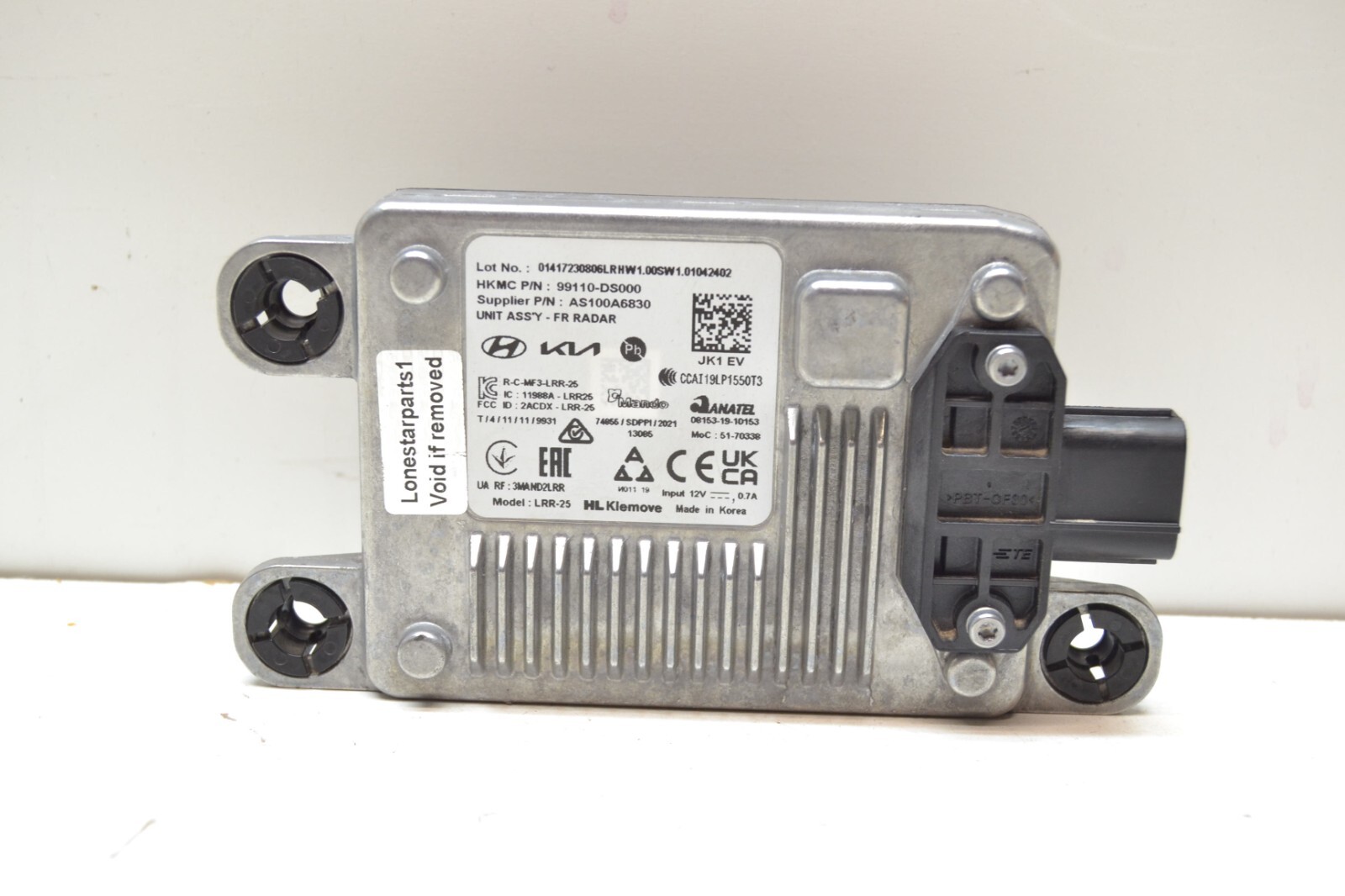2022 23 24 Genesis GV70 OEM Front Radar SCC Unit  99110DS000 Used OEM