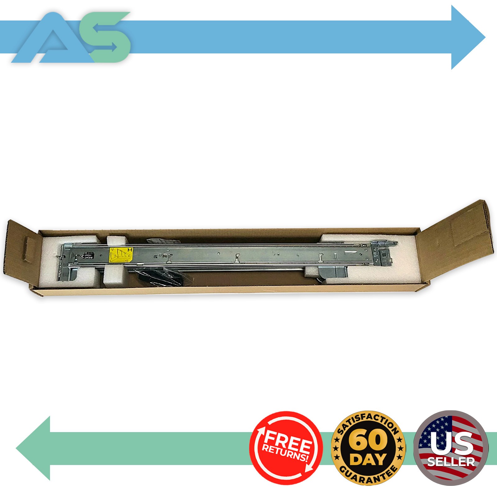 Dell 0H4X6X Sliding Ready Rail Kit PowerEdge | R520 R530 R720 R730 R740 R820