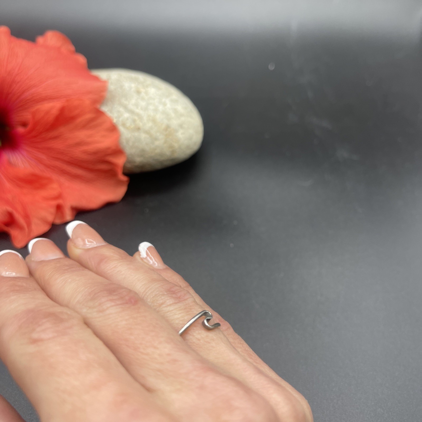 Stunning Unique Handmade 925 Sterling Silver Stackable Band Ring #B87
