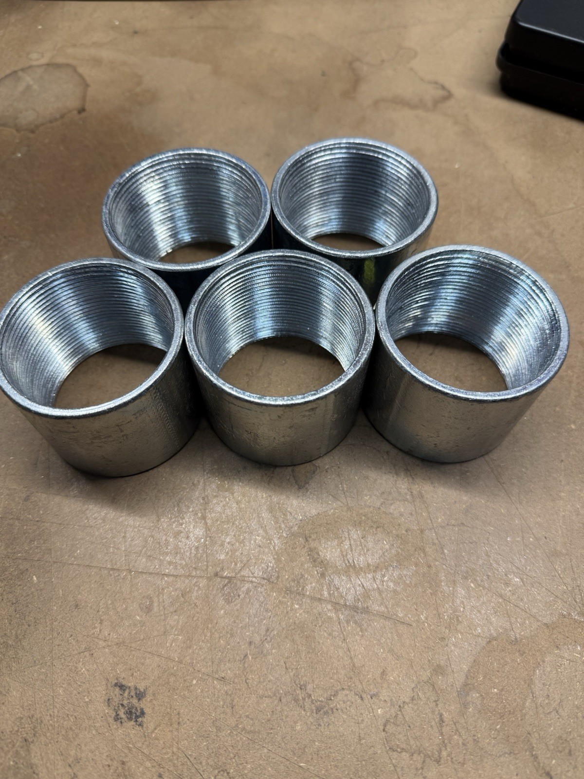 2" Threaded Rigid Conduit Coupling (Box of 5) Steel GRC