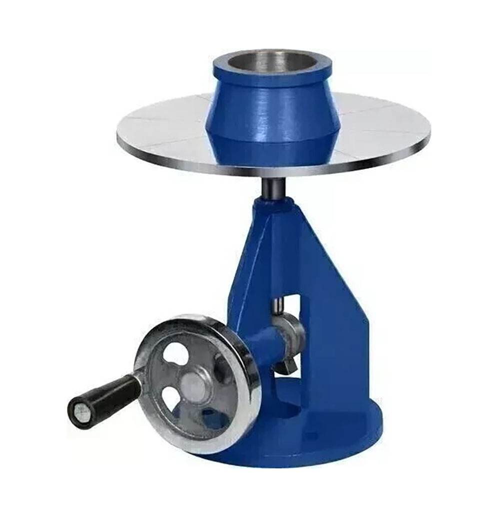 Hand Operated Flow Table For Mortar Testing Construction Technical Tool Steel