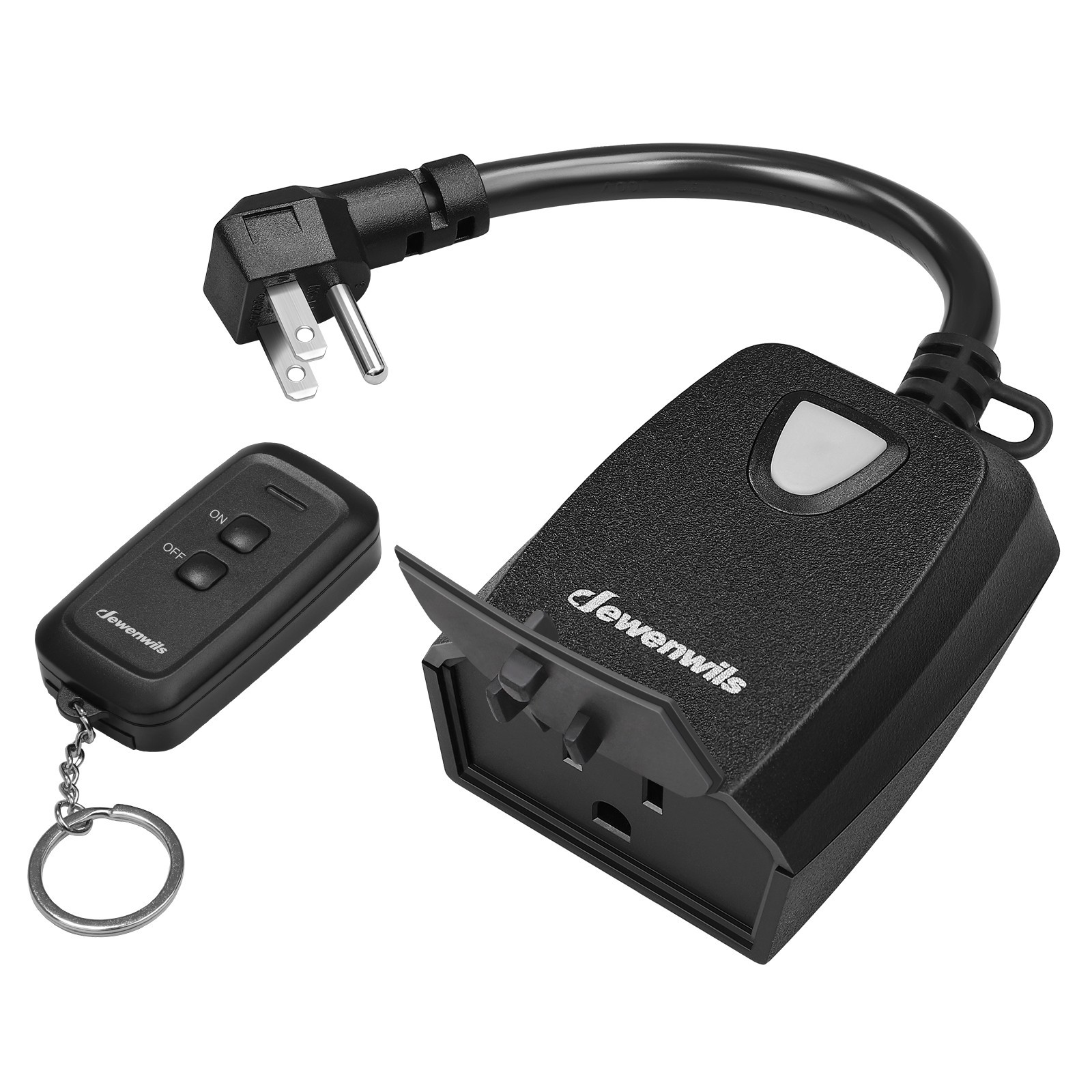 DEWENWILS Wireless Remote Control Electrical Outlet Switch Outdoor Indoor ETL