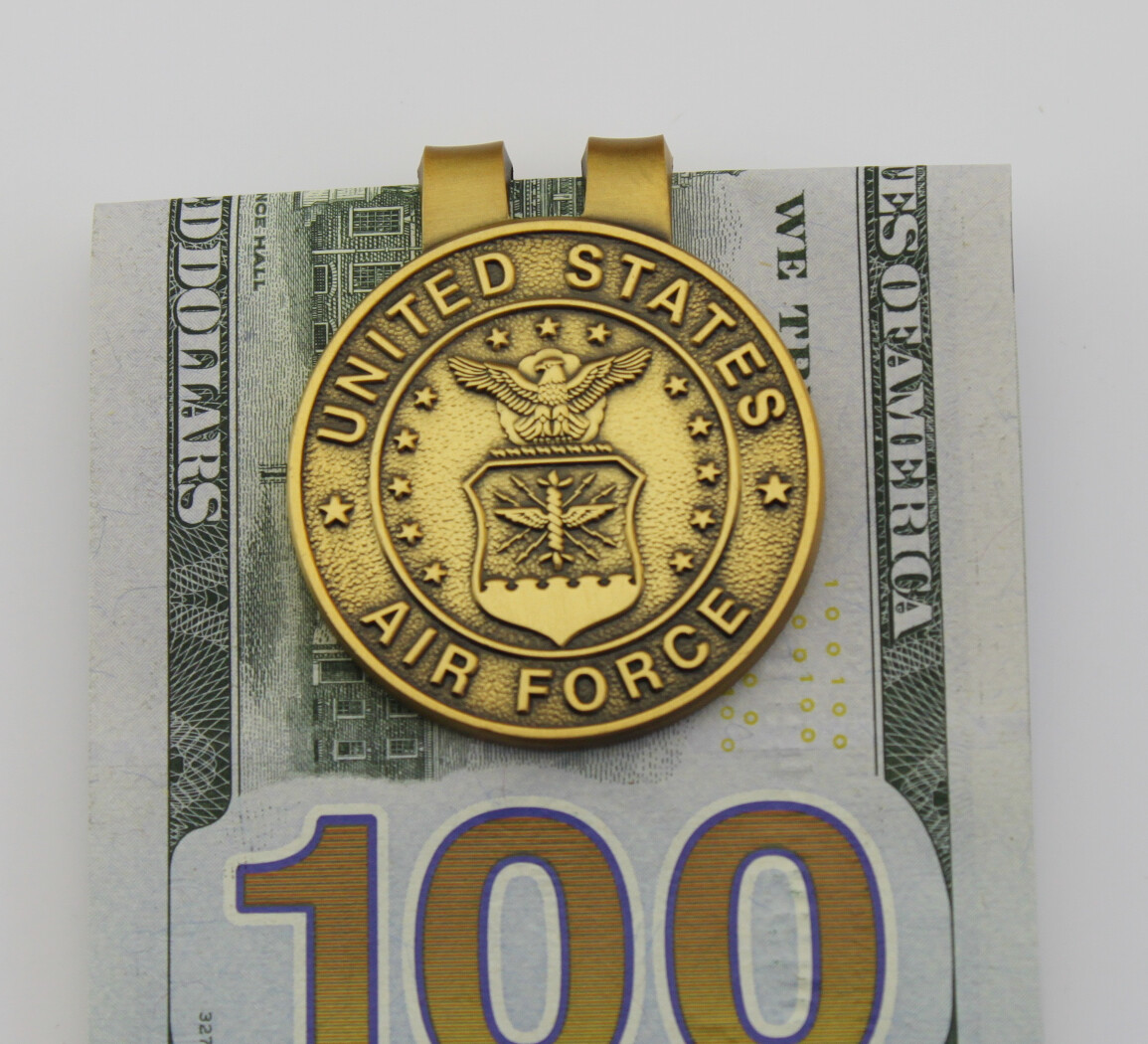US AIRFORCE symbol money clip