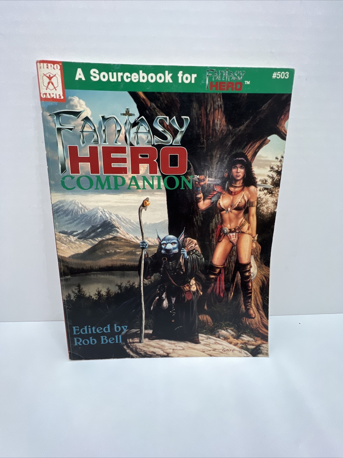 Fantasy Hero Companion #503 A Sourcebook Edited By Rob Bell- Hero Games