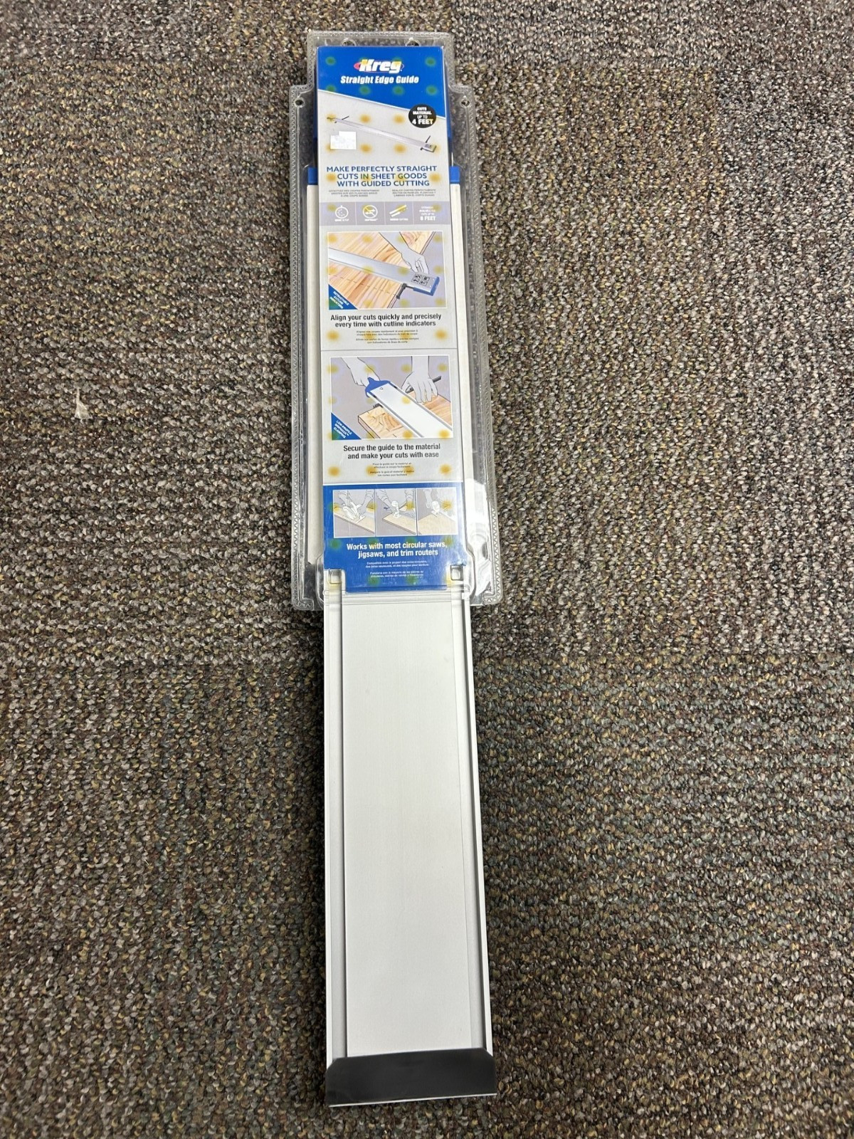 Kreg KMA4500 Straight Edge Guide - Cuts up to 4 feet